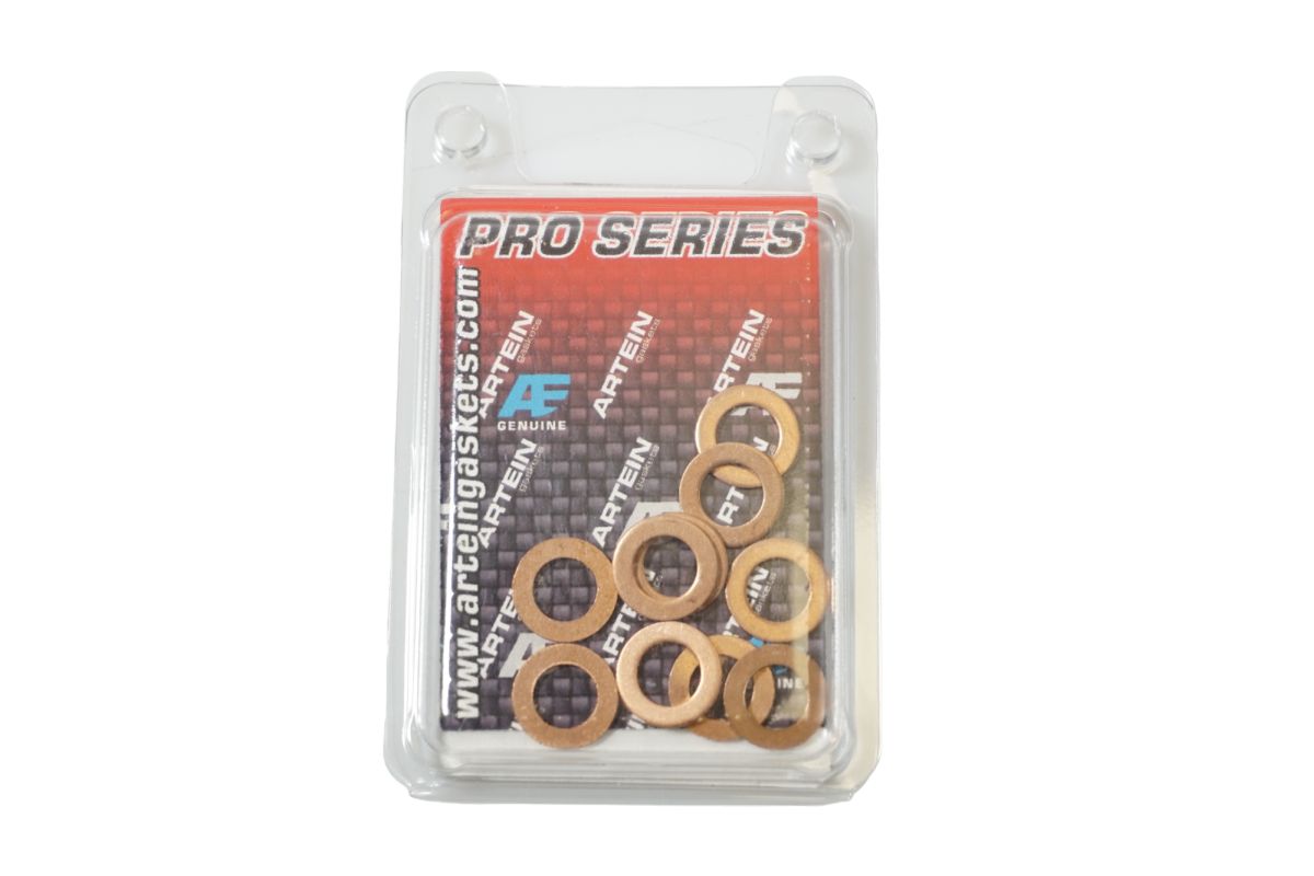 COPPER WASHER SET 10 PCS M8 (8 x 14 x 1.00 mm)
