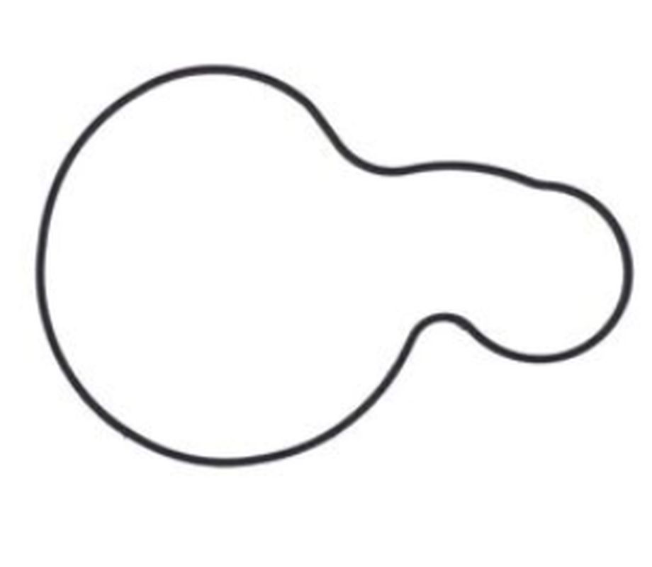 Water pump gasket KTM SMR/SX-F/SXS-F/XC-F 505 (OEM: 77335053000), 450 (OEM: 77335053000)