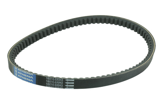 Drive Belt (18x10,6x843) PEUGEOT ELYSEO 125 99-01, ELYSTAR 125 / 150 02-03, JET FORCE COMPRESSOR 125 03-04
