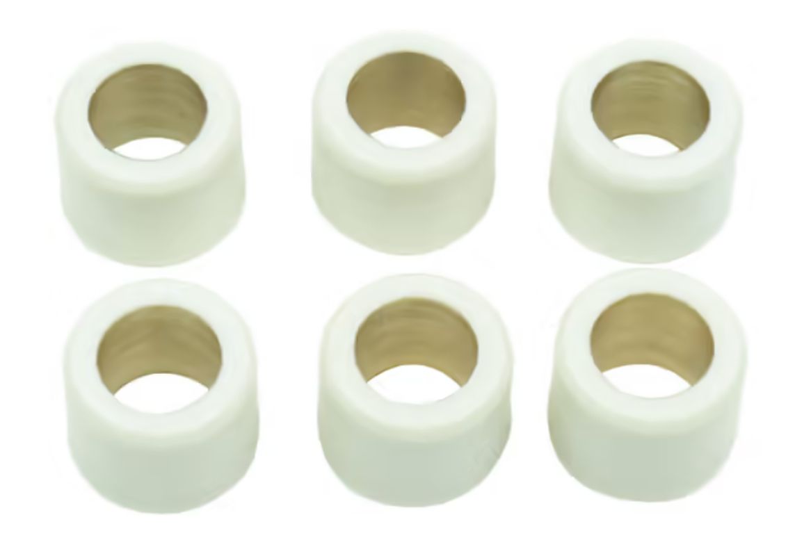 variator roller weights 6 pcs. 16X13 MM 9 GR. YAMAHA BWS 50, JOG 50, YH 50, YM 50, YN 50, YQ 50, YW 50, SUZUKI UX 50, UF 50, AY 50, AP 50, AH 50, PIAGGIO ZIP 50, LIBERTY 50, PEUGEOT LOOXOR 50, ELYSEO 50, KYMCO DINK 50, DJ 50