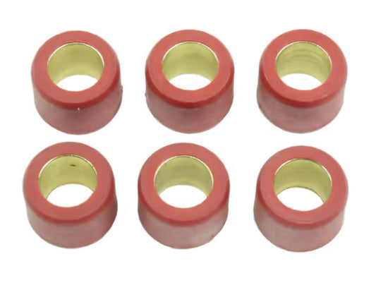variator roller weights 6 pcs. 18X14 MM 9,5 GR. KYMCO PEOPLE 150, VIVO 150, HEROISM 150, MOVIE 125, VIVO 125, HEROISM 125, HONDA SH 50, NH 50 LEAD