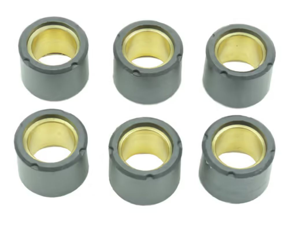 variator roller weights 6 pcs. 19X15,5 MM 8,5 GR. PIAGGIO VESPA LX 50, VESPA ET4 50, VESPA ET2 50, ZIP 50, NRG 50, LIBERTY 50, FLY 50, FREE 50, DERBI TYPHOON 50, RUNNER 50, DNA 50, GP1 50, ATLANTIS 50