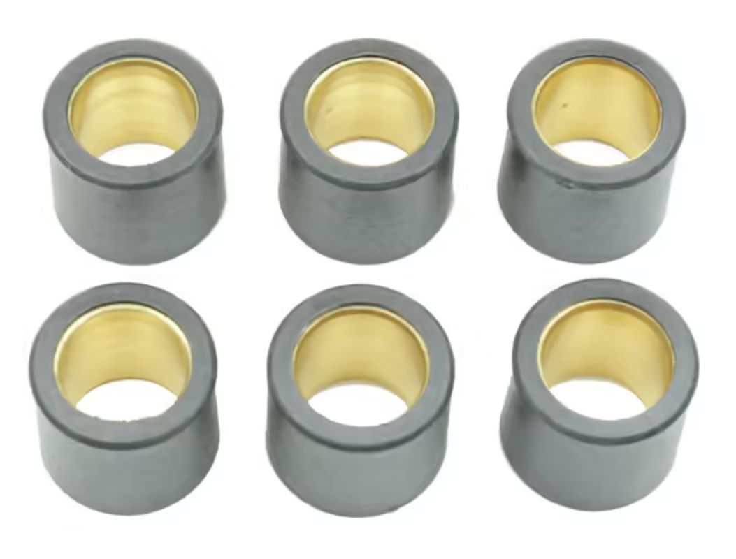 variator roller weights 6 pcs. 19X17 MM 11,5 GR. DERBI BOULEVARD 200, 150, 125, GILERA RUNNER 180, 125, DNA 125, TYPHOON 125, PIAGGIO HEXAGON 150, SKIPPER 150, FLY 150, APRILIA SR 150, 125