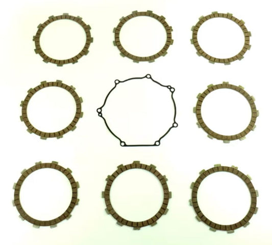 Clutch Plates With Clutch Cover Gasket KAWASAKI KLX 450R 08-20, KX 450F 19-20, KX 450F 16-18, KX 450F 06-15