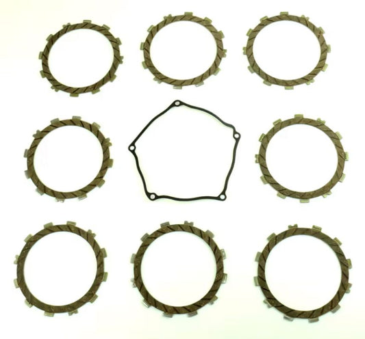Clutch Plates With Clutch Cover Gasket SUZUKI RM-Z 250 04-06, KAWASAKI KX 250F 04-08