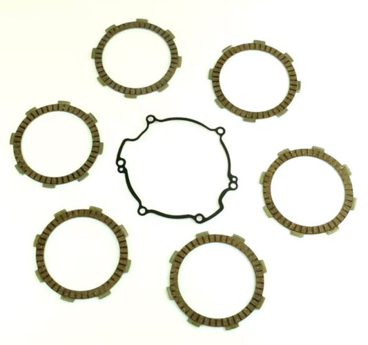 Clutch Plates With Clutch Cover Gasket KAWASAKI KX 100 98-14, RM 100 03, KX 85 01-02, KX 80 98-00, SUZUKI RM 100 03
