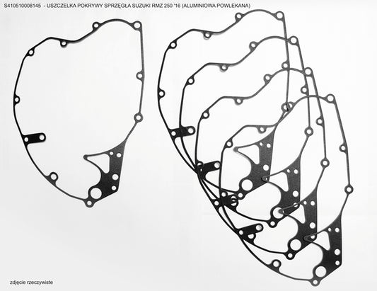 Clutch cover gasket SUZUKI RMZ 250 16-22 ( ALUMINIOWA POWLEKANA )