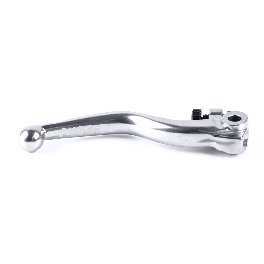 Brake lever (Braktec) GasGas EC/EC‑F 2021–, Husqvarna TE/FE 2022–, silver