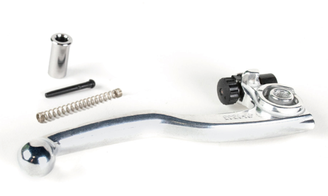 Clutch lever KTM SX/EXC 2007–2021, Husqvarna 2014–2021, Beta RR 250/300 2013–2021 (Brembo master), silver