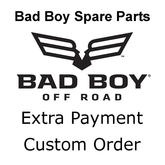 Bad Boy Onslaught 550, MTV 1500, spare parts, custom order, extra payment