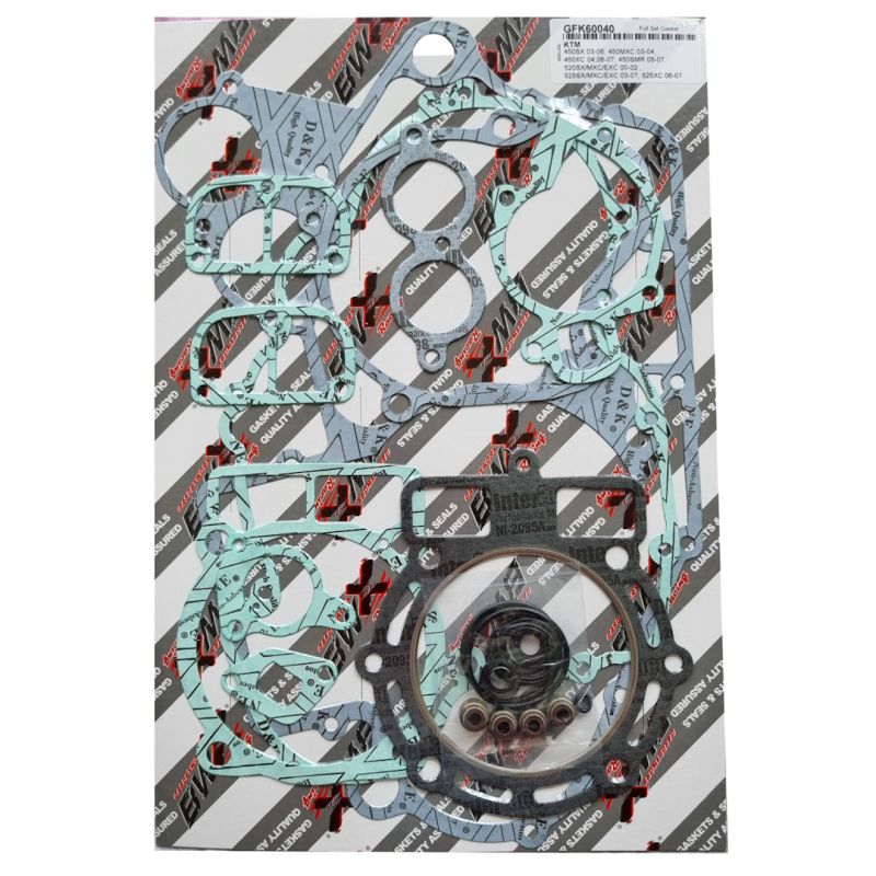 GASKET KIT KTM EXC 525 RACING 03-07, SX 525 03-06, XC 450 04-07, SX 450 03-06, MXC-G 450 03-04 (808318)