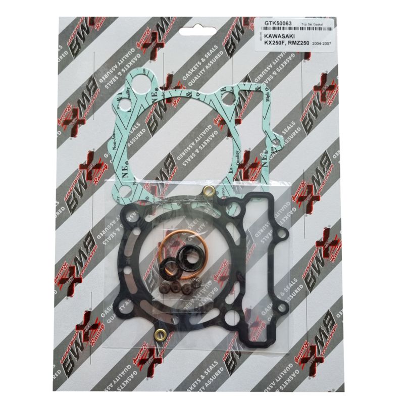TOP-END GASKET SET SUZUKI RMZ 250 04-06, KAWASAKI KX 250F 04-08 (KXF 250) (810463)
