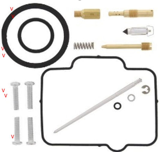CARBURETOR REPAIR KIT HONDA CR 125R 99 (26-1186)