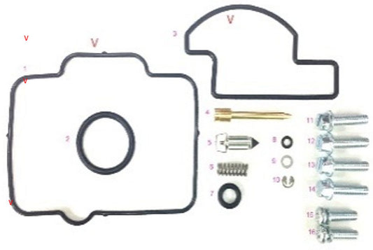 CARBURETOR REPAIR KIT HUSABERG TE 250/300 11-14, HUSQVARNA TC 125/250, TE 125/250/300 14-17, KTM SX 125/150 09-17, SX 250 02-16, EXC 250/300 04-05, XC/XC-W 200/250/300 06-16 (26-1514)