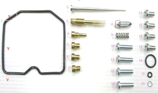 CARBURETOR REPAIR KIT KAWASAKI KVF 360/360B/360C PRAIRIE 03-13 (26-1223)