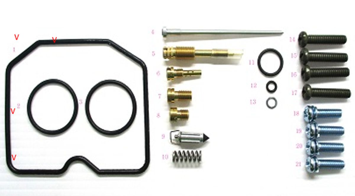 CARBURETOR REPAIR KIT KAWASAKI KLF 300C BAYOU 89-96 (26-1226)