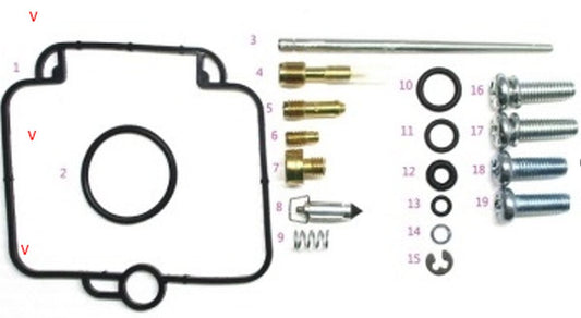 CARBURETOR REPAIR KIT SUZUKI DR 650SE 96-17 (26-1104)