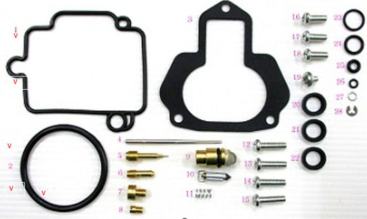 CARBURETOR REPAIR KIT YAMAHA YFM 400 KODIAK 96-98 (26-1370)
