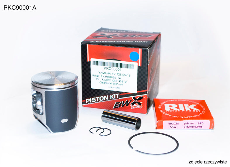 PISTON YAMAHA YZ 125 05-21 (53.95MM) WITH RIK PISTON RINGS (1 PC)