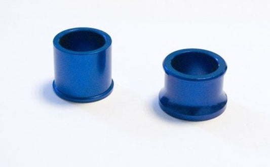 FRONT WHEEL SPACERS BLUE YAMAHA YZF 250 02-06, YZF 426 02, YZF 450 03-07, YZ 125/250 02-07 (WSF-03) (11-1070)