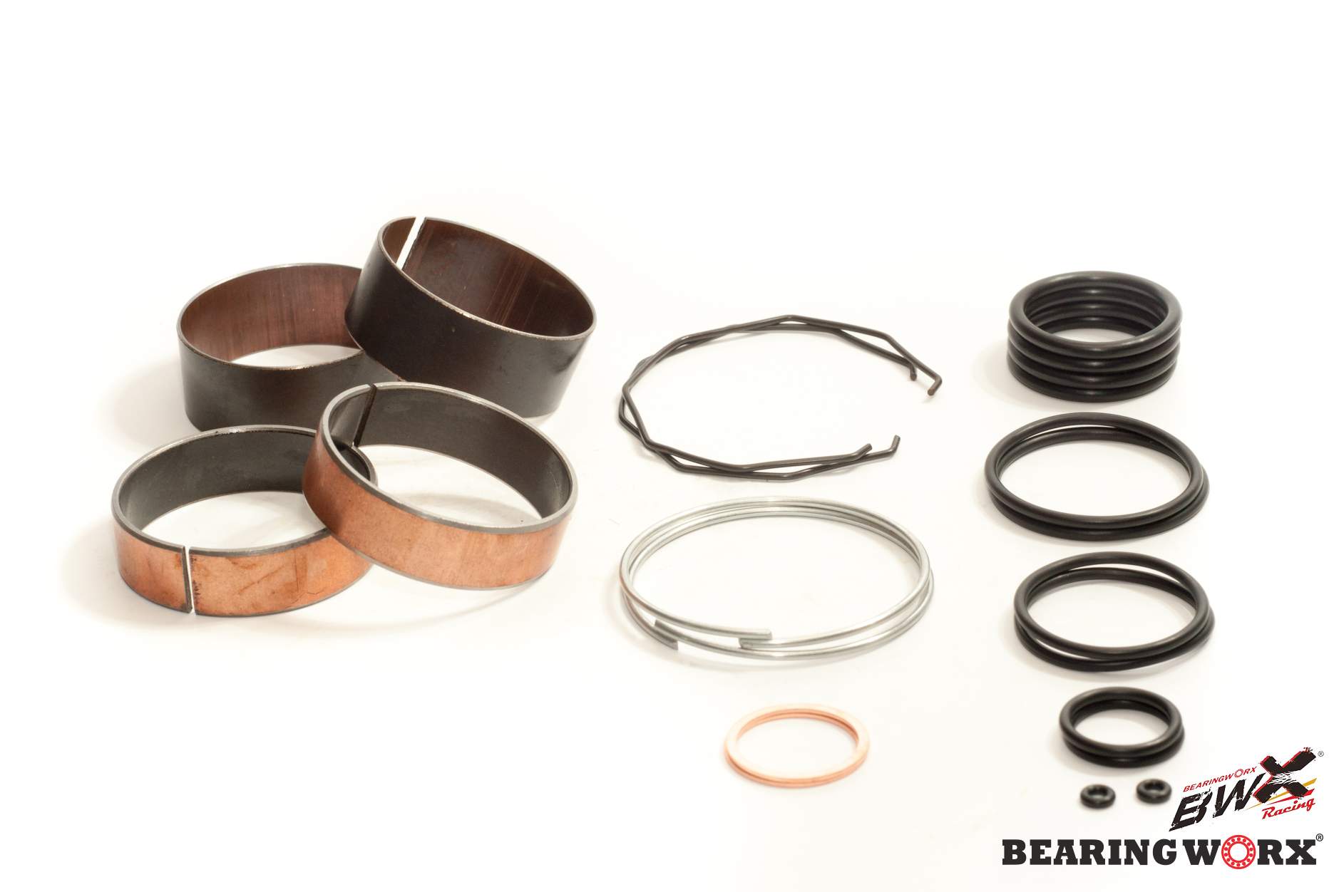 FRONT FORK BUSHING (SLEEVE) KIT HONDA CRF 450R 09-16, KXF 450 08-12, YZF 450 10-19 (38-6075) (=FBK50006=FBK90004)