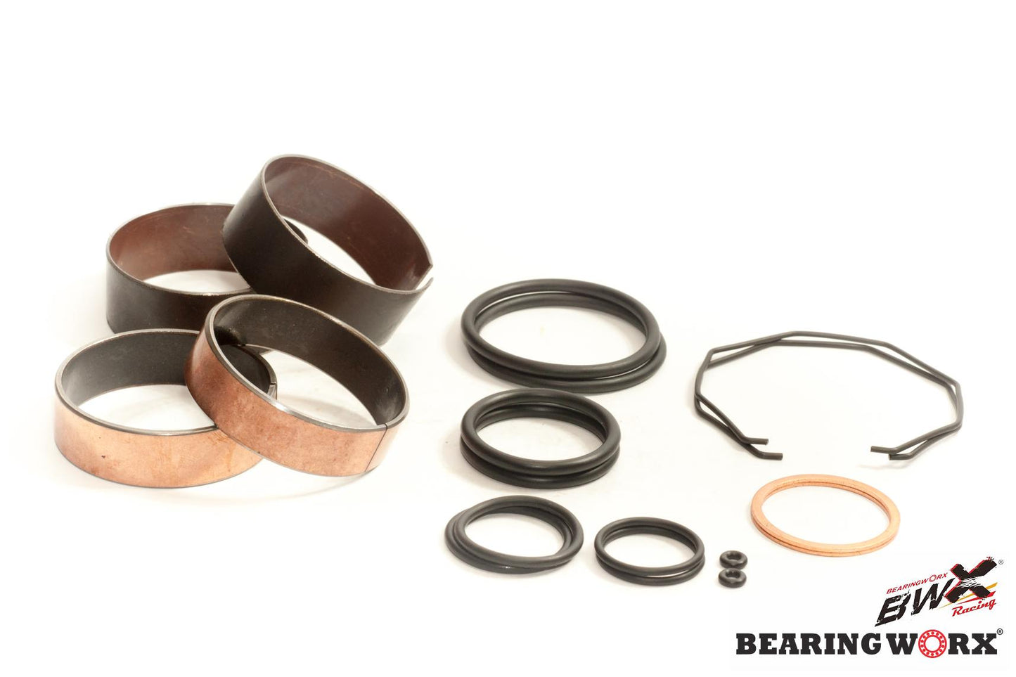 FRONT FORK BUSHING (SLEEVE) KIT KAWASAKI KX 250 04-07, KXF 250 04-05, KX 125 04-05 (38-6067)