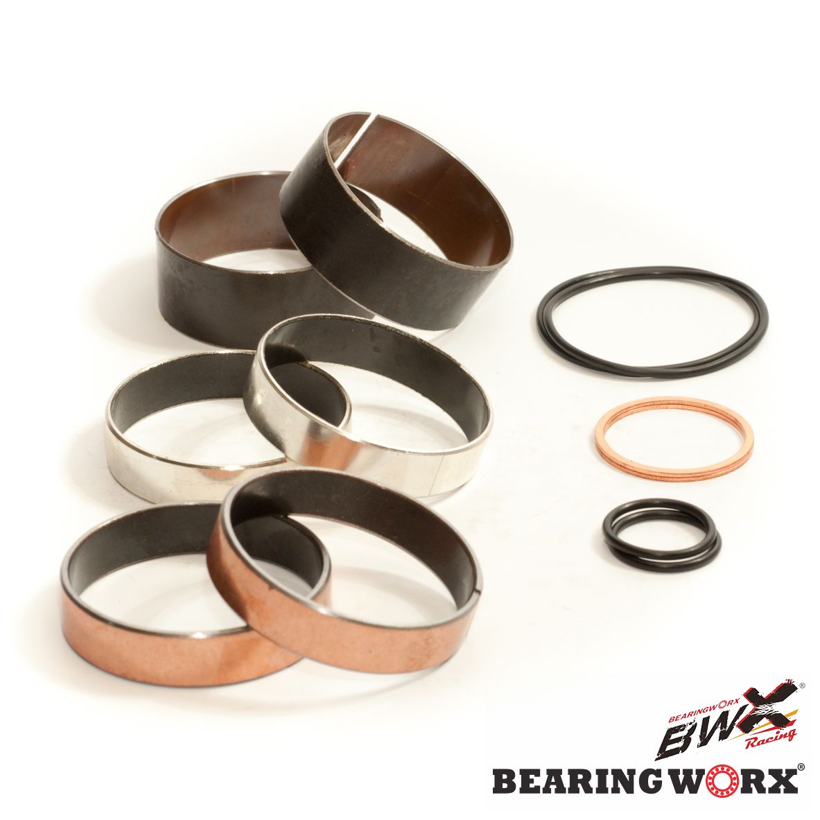 FRONT FORK BUSHING (SLEEVE) KIT KTM EXC 300 03-05, SX 125/200/250/450/525 03-04, EXC 125/200/250/450/525 03-04 (38-6077)