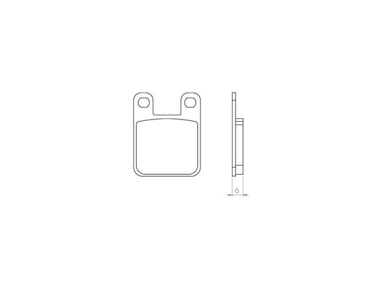 BRAKE PADS KH115 SINTERED METALLIC (GOLD) (FT 4015)