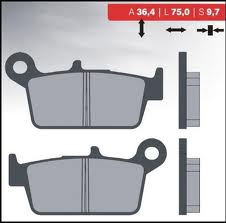 BRAKE PADS KH131 SINTERED METALLIC (GOLD) (FT 4087)