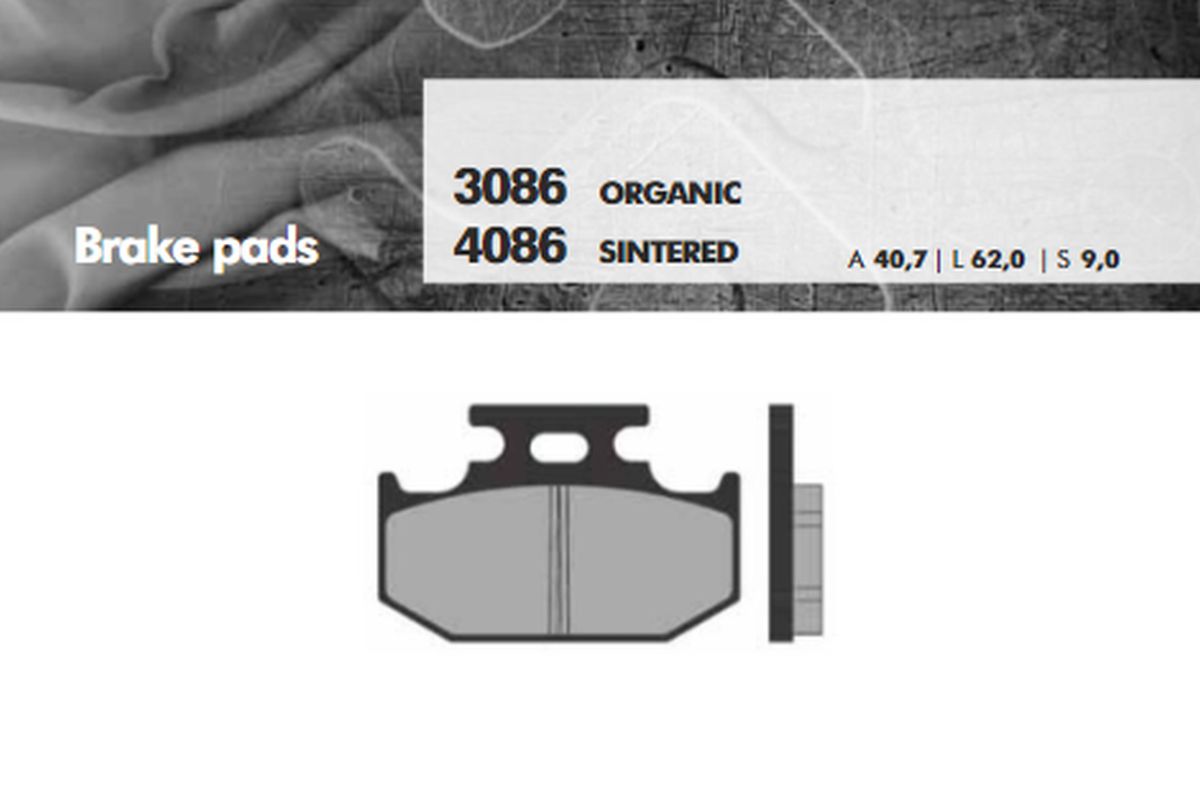 BRAKE PADS KH152 SINTERED METALLIC (GOLD) REAR (FT 4086)