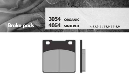 BRAKE PADS KH161 SINTERED METALLIC (GOLD) (KAWASAKI ZXR/ZZR/ZRX/ZX REAR) (FT 4054)