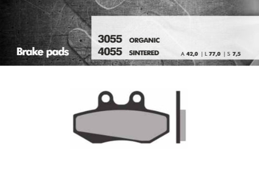 BRAKE PADS KH167 SINTERED METALLIC (GOLD) (FT 4055)