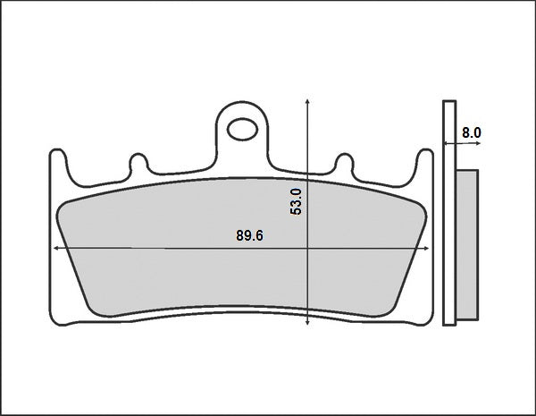 BRAKE PADS KH188 (ORGANIC)