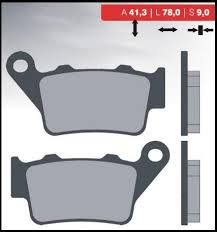 BRAKE PADS KH208 SINTERED METALLIC (GOLD) (FT 4088)