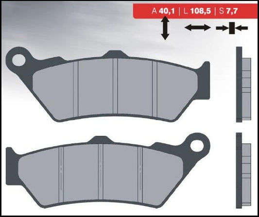 BRAKE PADS KH209 (ORGANIC)