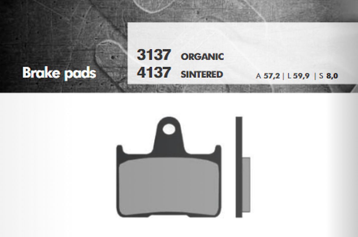 BRAKE PADS KH254 (GSF650/1200 REAR) (FT 3137)