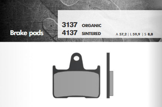 BRAKE PADS KH254 (GSF650/1200 REAR) (FT 3137)