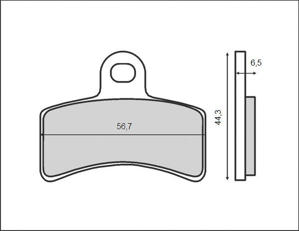 BRAKE PADS KH291 (ORGANIC) (GAS GAS)