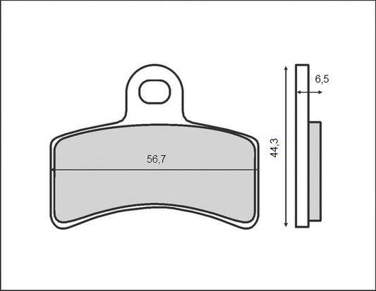 BRAKE PADS KH291 (ORGANIC) (GAS GAS)