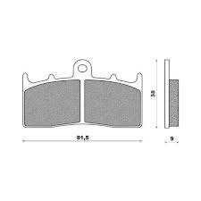 BRAKE PADS KH294 SINTERED METALLIC (GOLD) BMW FRONT (FT 4124)