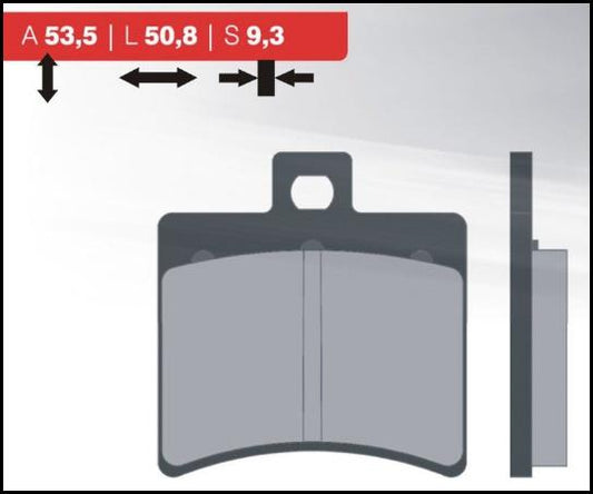 BRAKE PADS KH298 (ORGANIC) REAR