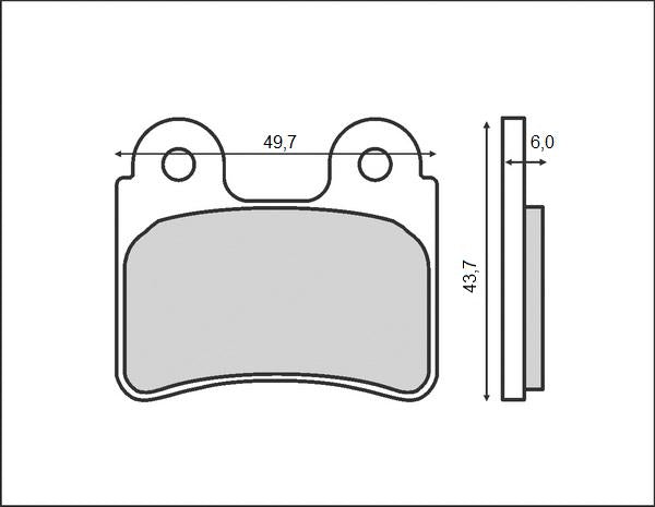 BRAKE PADS KH303 (ORGANIC)