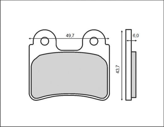 BRAKE PADS KH303 (ORGANIC)