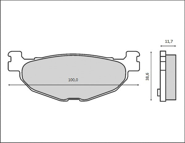 BRAKE PADS KH319 (ORGANIC)