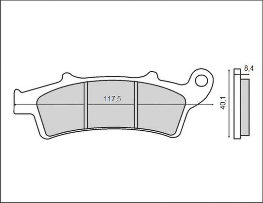 BRAKE PADS KH324 (ORGANIC)