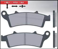 BRAKE PADS KH324 SINTERED METALLIC (GOLD) (FT 4096)