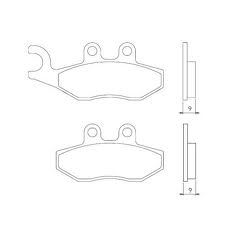 BRAKE PADS KH353 SINTERED METALLIC (GOLD) (FT 4041)