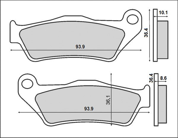 BRAKE PADS KH363 (ORGANIC) BMW