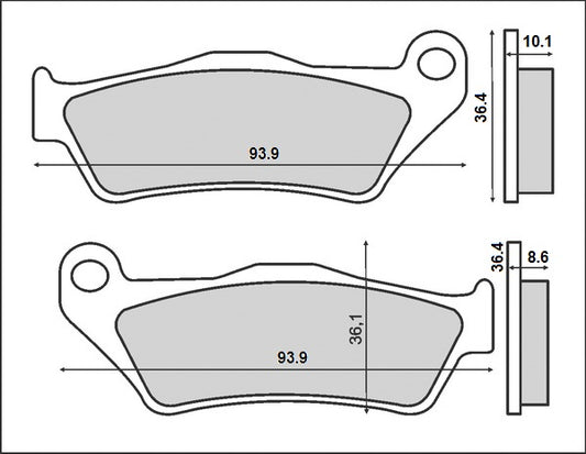 BRAKE PADS KH363 (ORGANIC) BMW