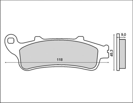 BRAKE PADS KH388 (ORGANIC)